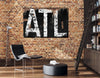 Urban Grunge Airport or City Initials - Personalized Sign