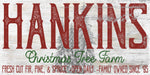 Christmas Tree Farm - Personalized Christmas Name Sign