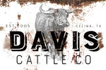 Rustic Cattle Company - Personalized Farmhouse Sign